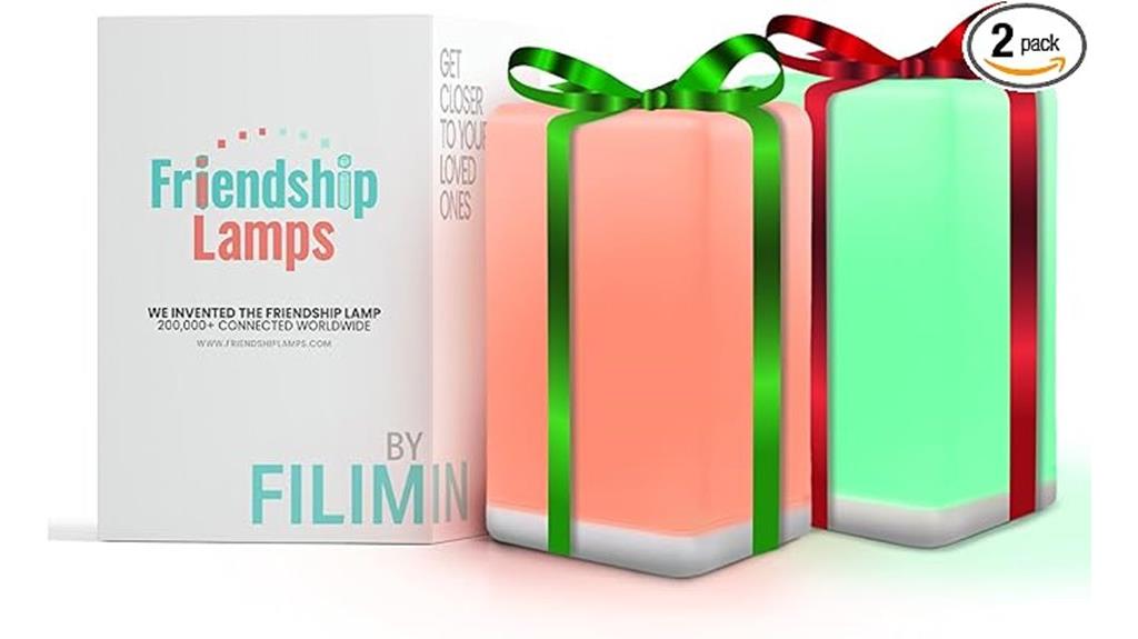 pair of friendship lamps