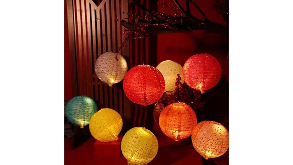 paper lanterns party decor
