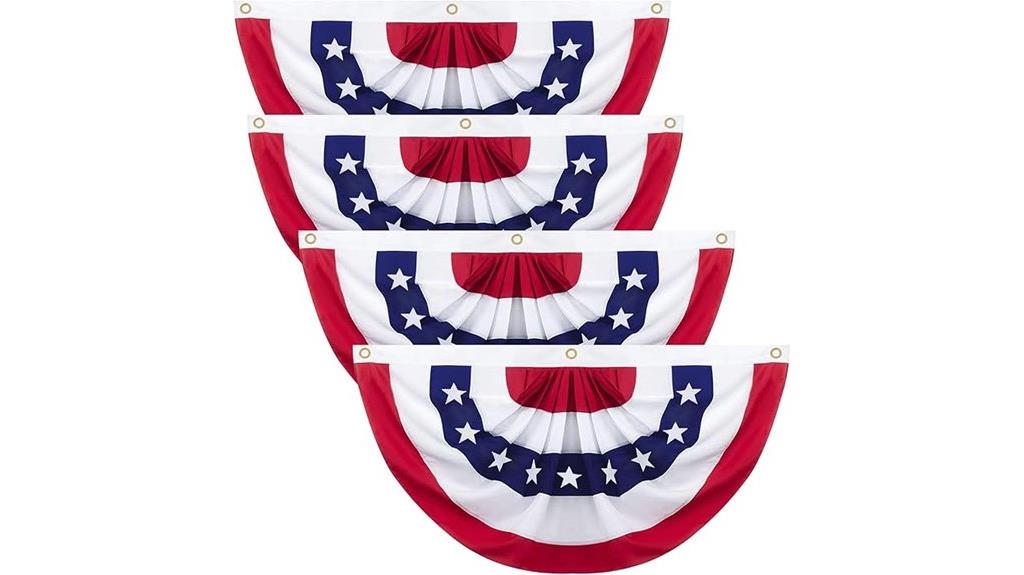 patriotic fan flag decorations