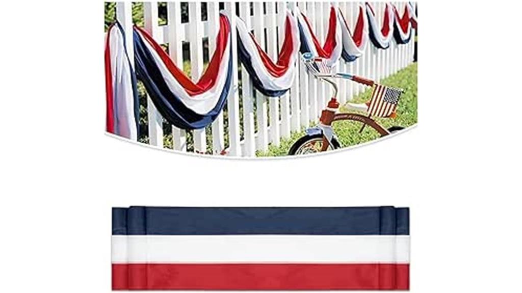 patriotic flag bunting