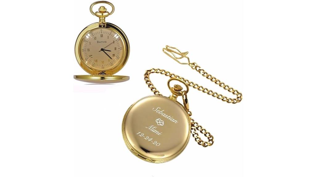 personalized men s gold watch