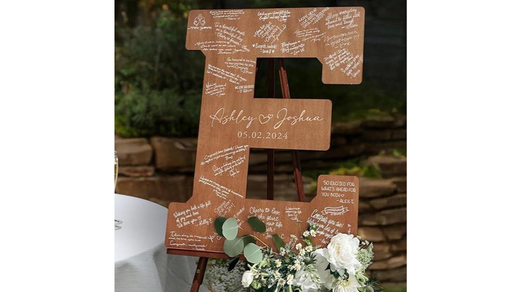 personalized wooden letter keepsake