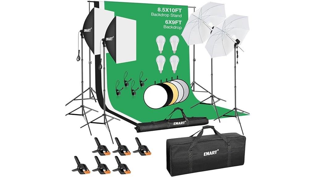 photography backdrop lighting kit