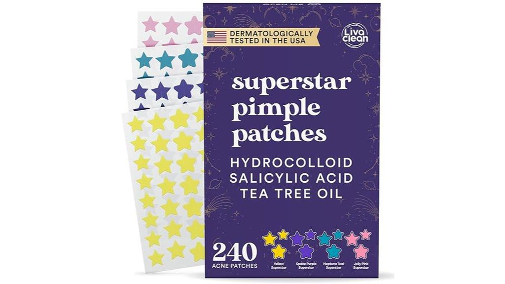 pimple patches with healing ingredients