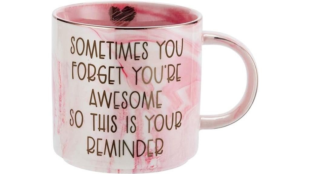 pink coffee cup gift