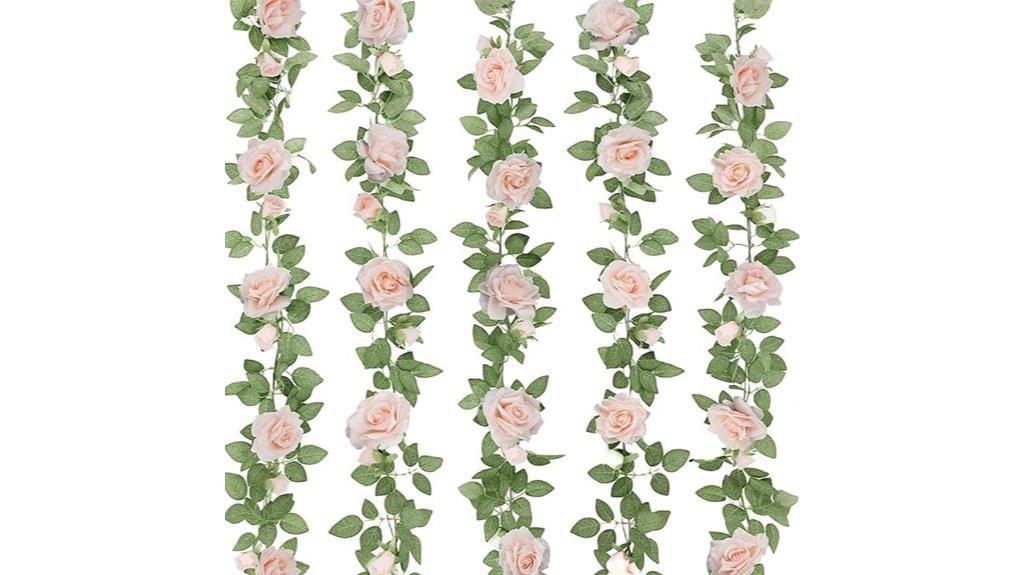 pink floral garland pack