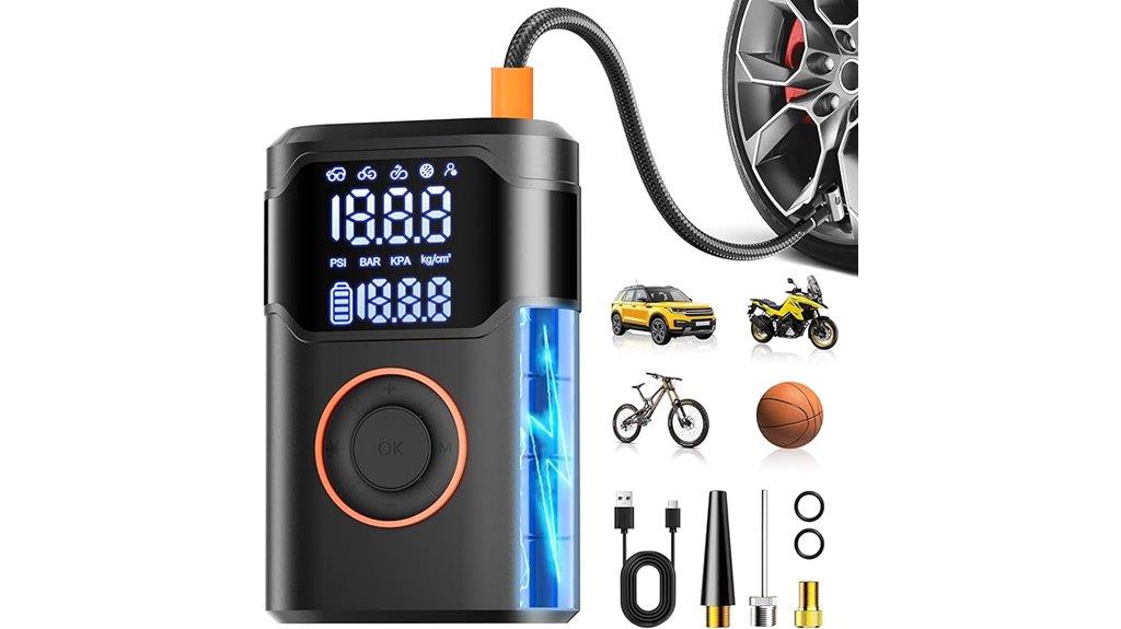 portable digital air inflator