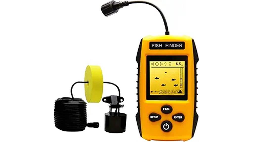 portable lcd sonar device