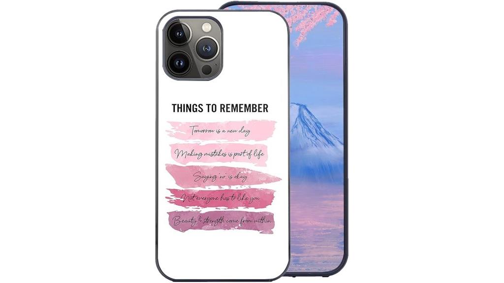 positive quotes phone case