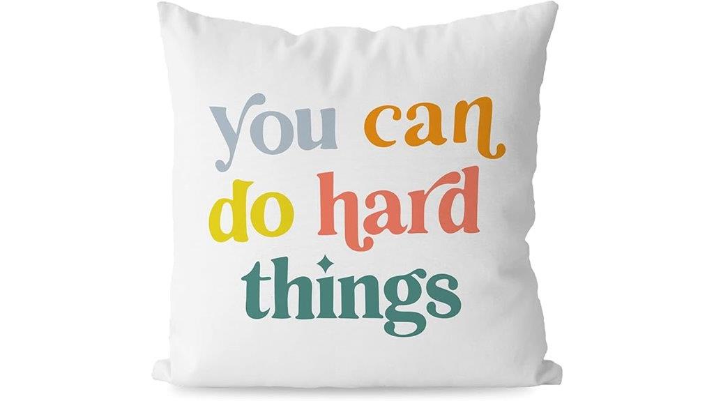 positive quotes pillow cover