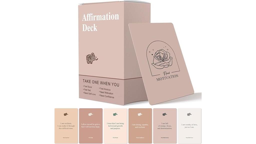 positive women affirmation cards