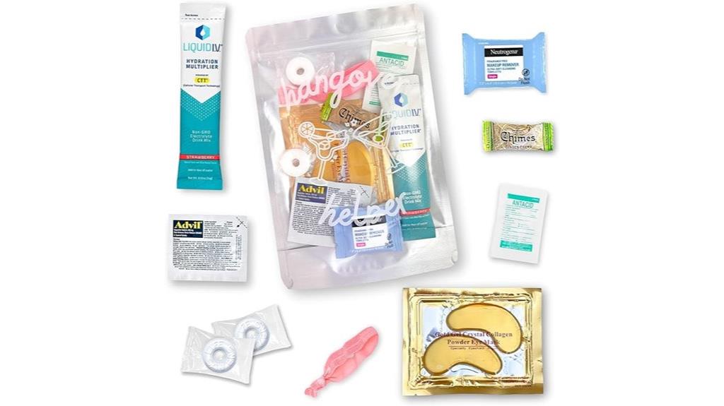 pre filled hangover party favors