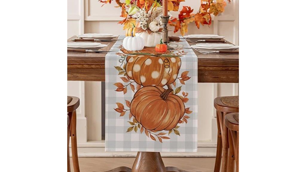 pumpkin leaf fall runner