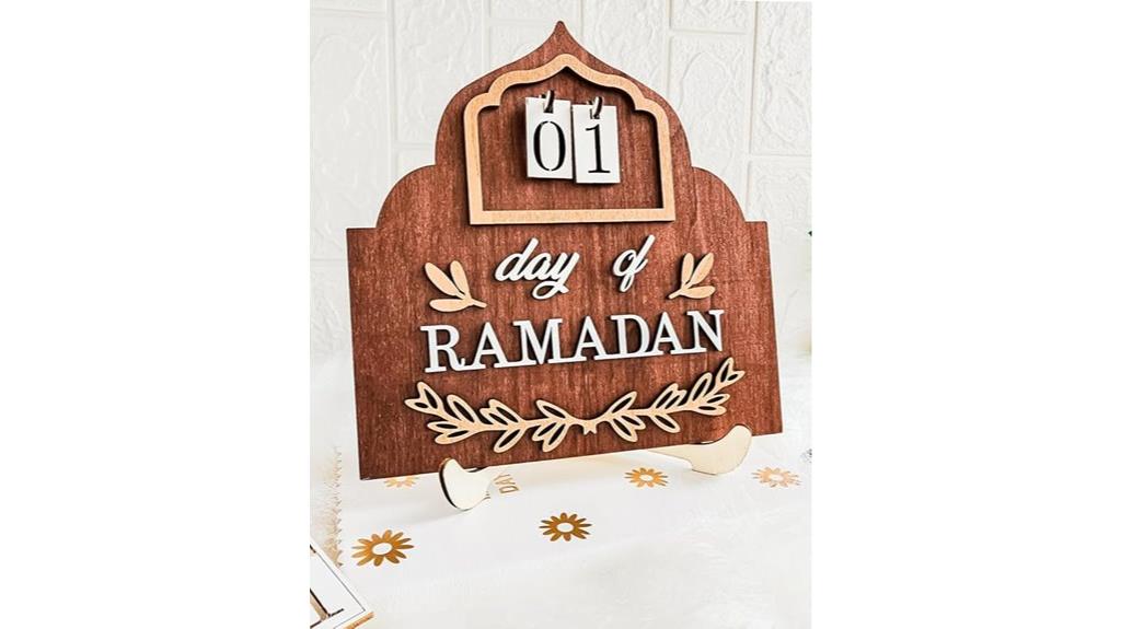 ramadan calendar home decor