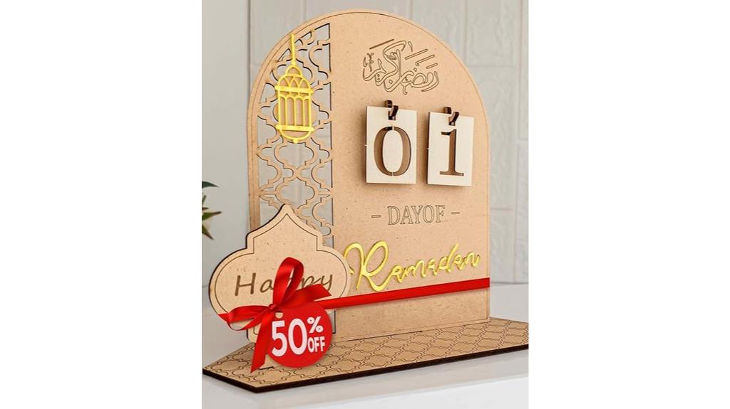 ramadan countdown home decor