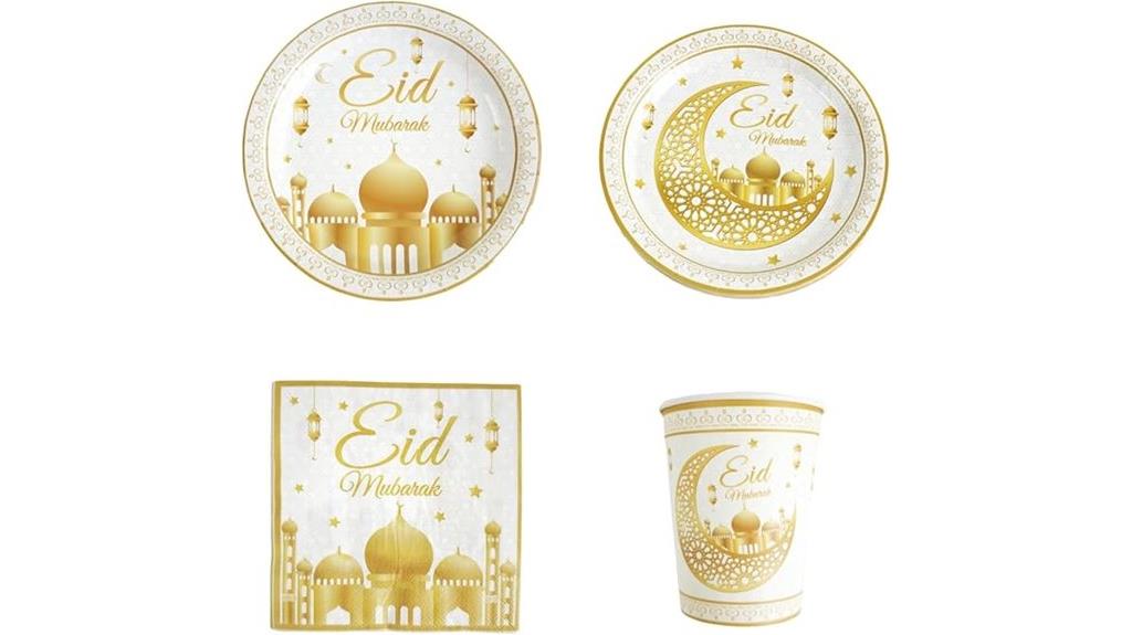 ramadan disposable tableware set