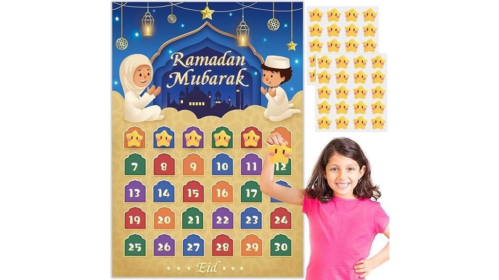 ramadan eid kids calendar
