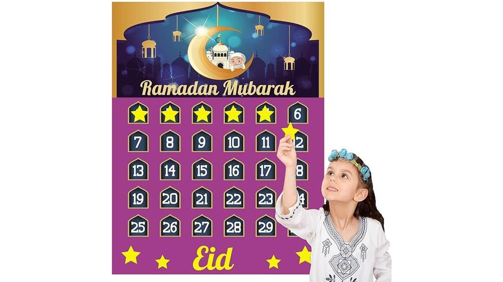 ramadan kids countdown decorations