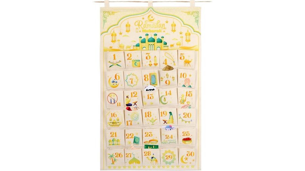 ramadan mubarak advent calendar