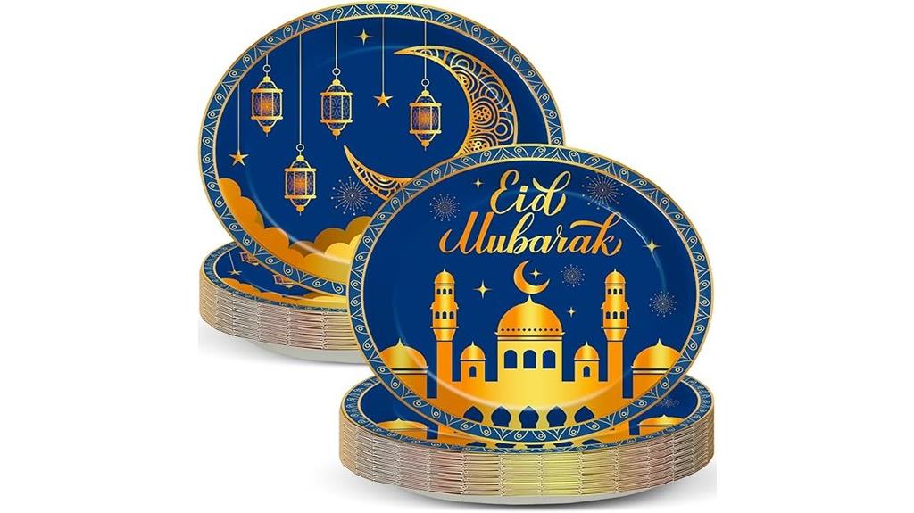 ramadan oval paper plates
