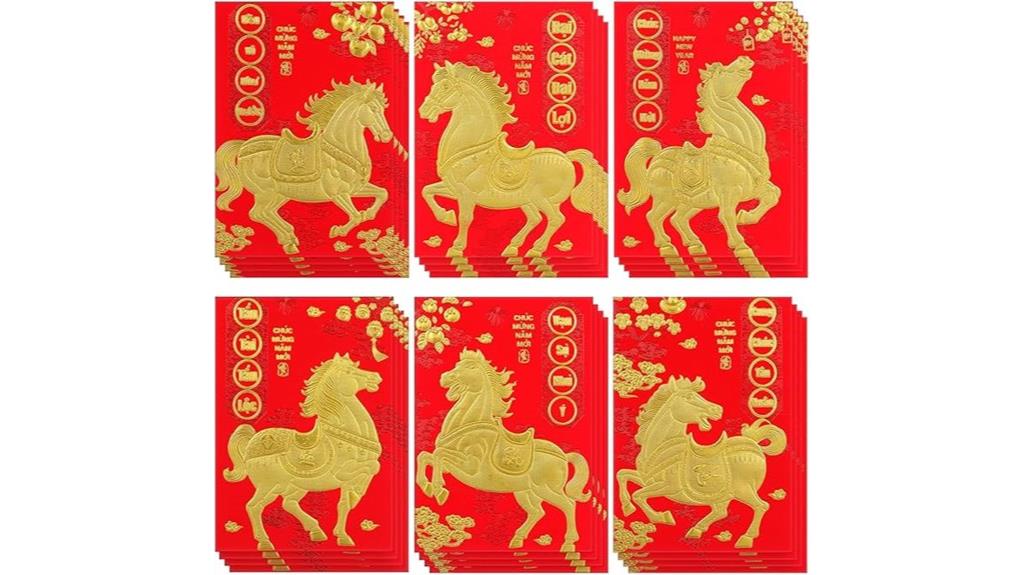 red envelopes for lunar new year