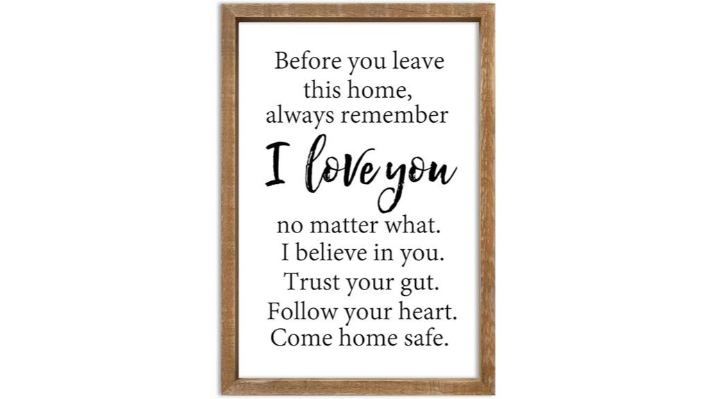 reminder to exit this home