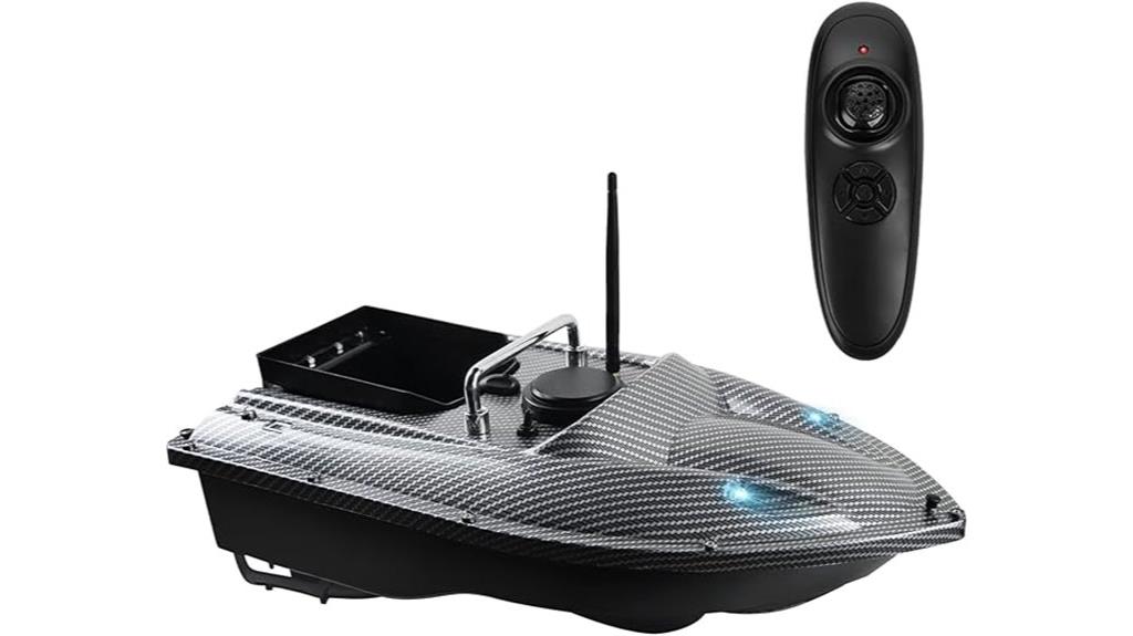 remote controlled fishing bait boat