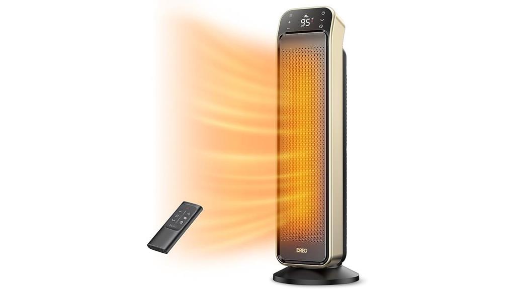 remote controlled space heater