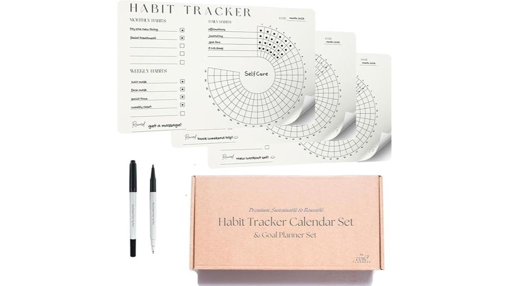 reusable dry erase habit tracker