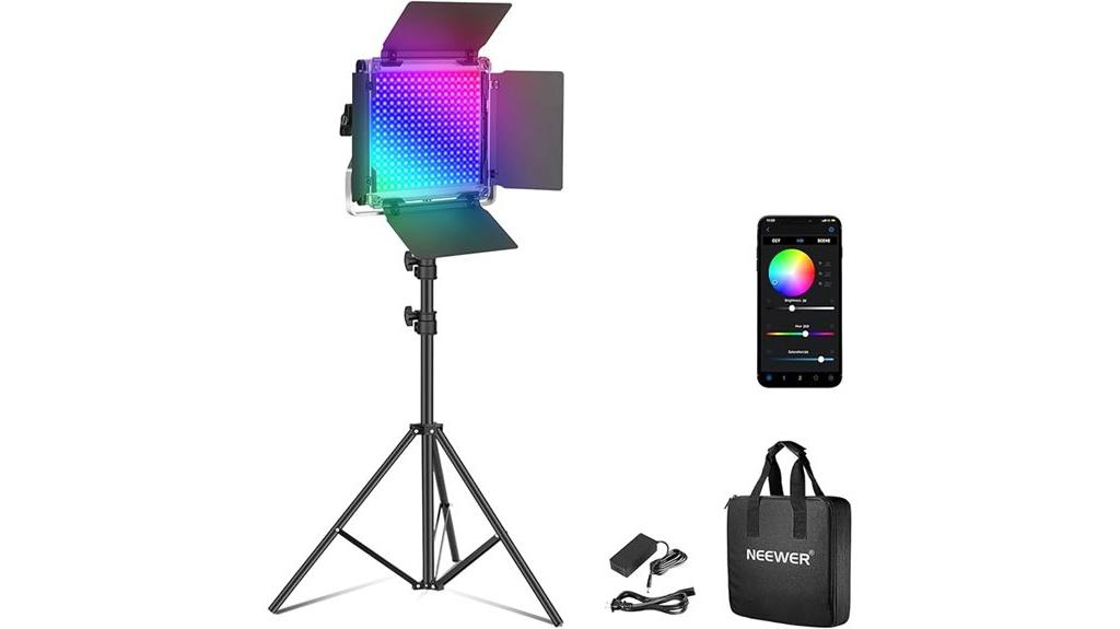 rgb led video light