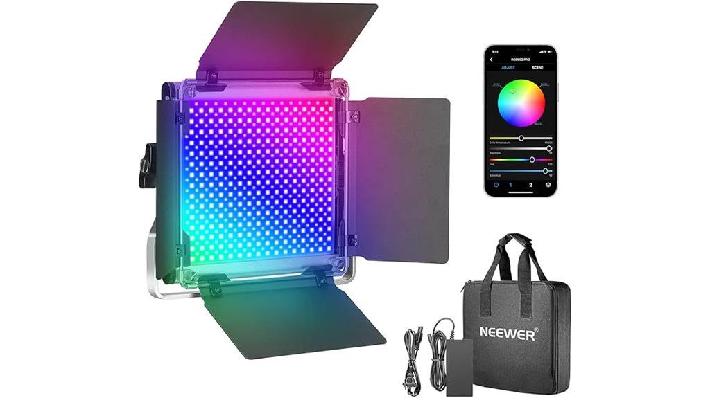 rgb led video light