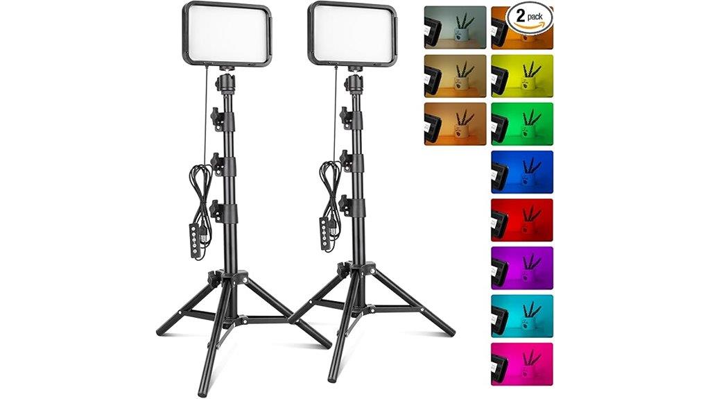 rgb video lighting kit