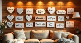 romantic home decor signs