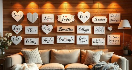 romantic home decor signs