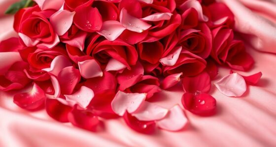 romantic rose petal sets