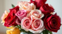roses colors symbolize love