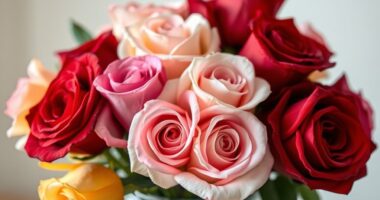 roses colors symbolize love