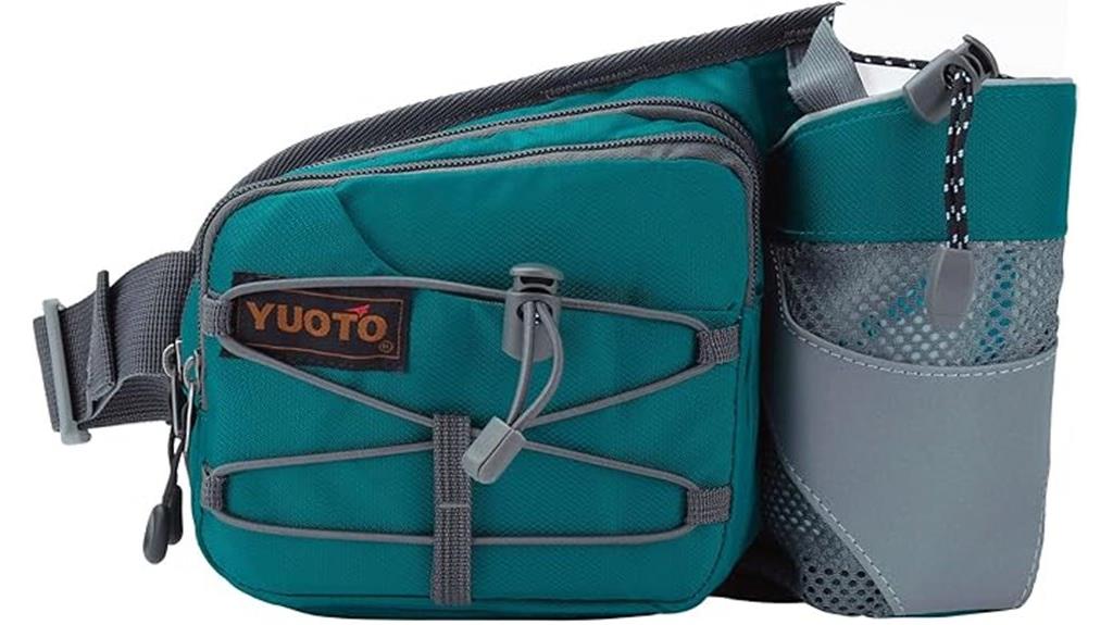 running waist pack with water