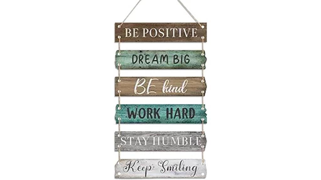 rustic inspirational wall decor