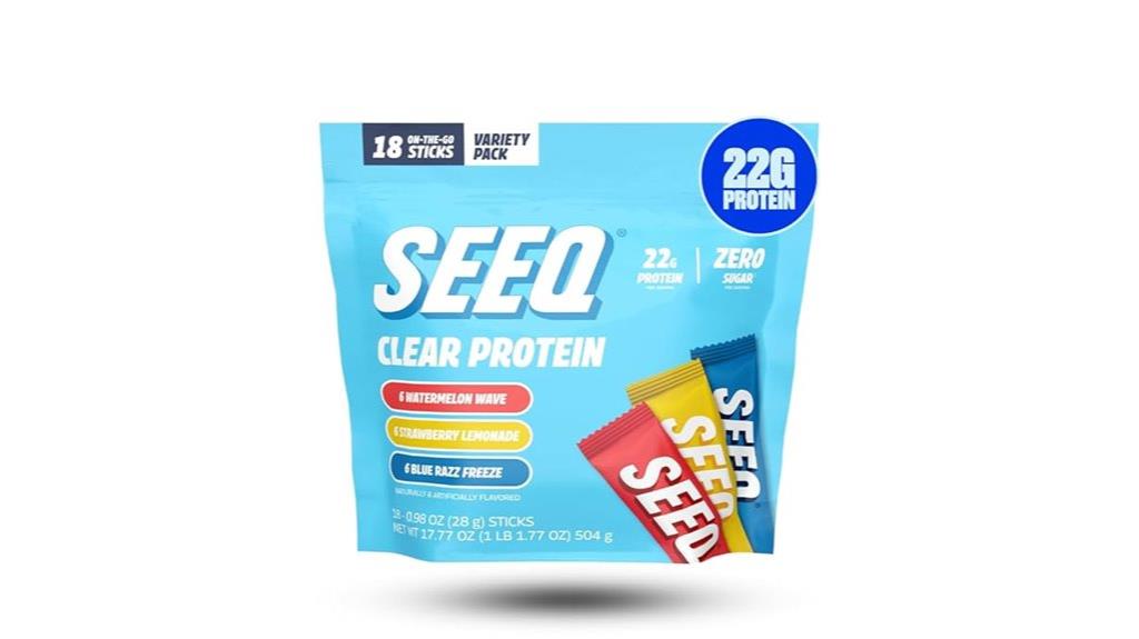 sample pack of protein powder