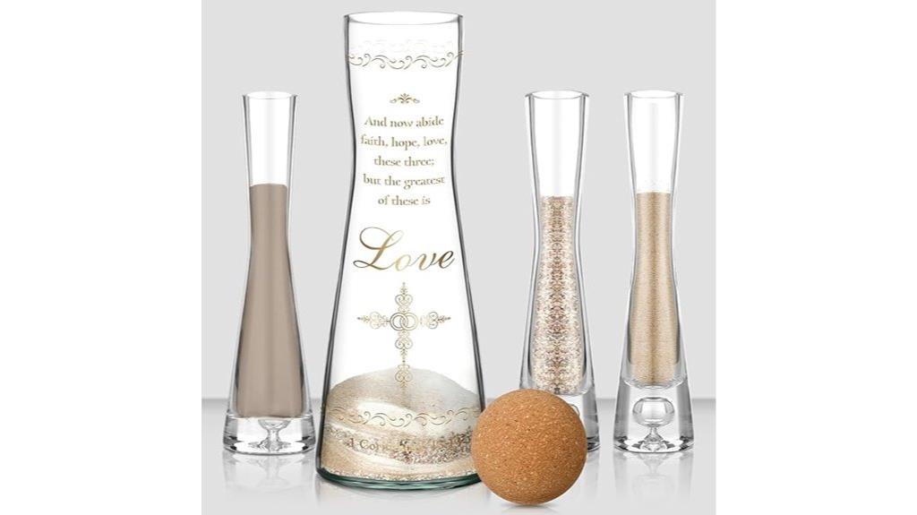 sand wedding ceremony set