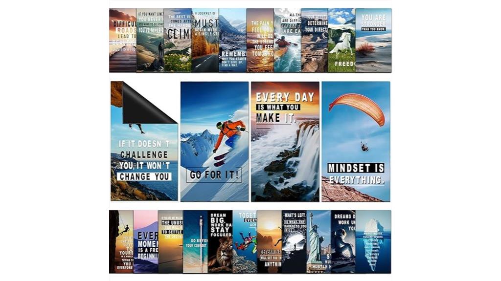 set of 50 inspirational magnets