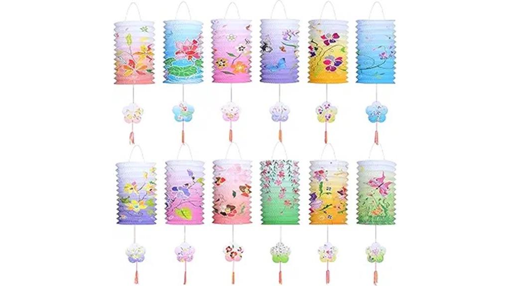 set of twelve lanterns