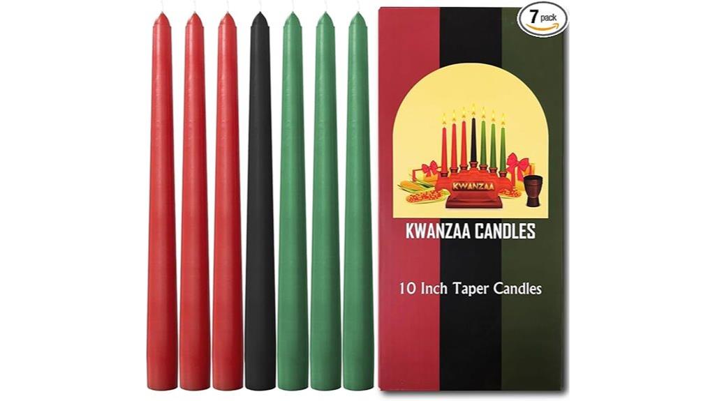 seven kwanzaa candle set