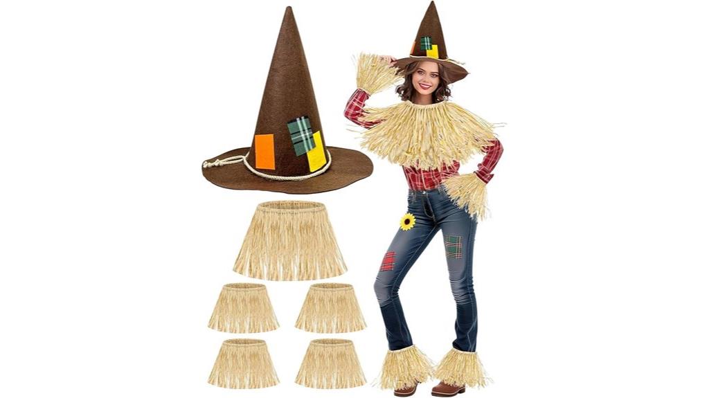 seven piece scarecrow costume