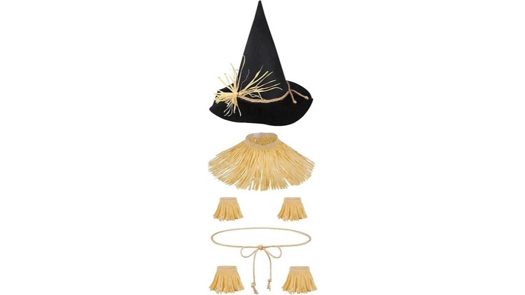seven piece scarecrow costume