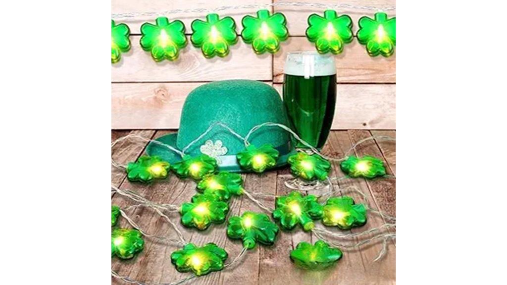 shamrock string light decor