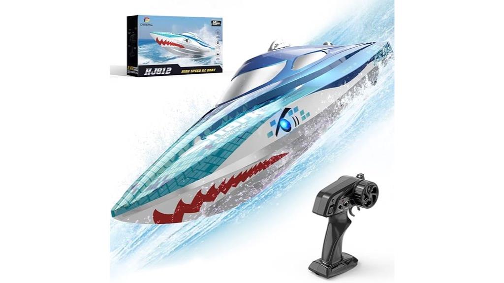 shark graffiti rc boat