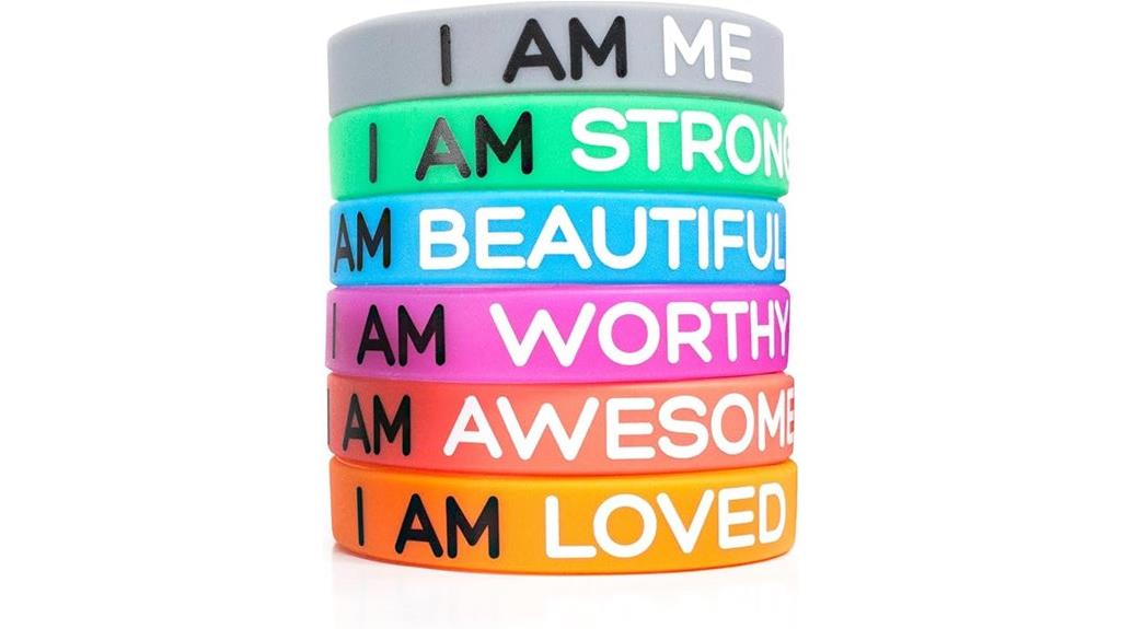 silicone rubber wristband bracelets