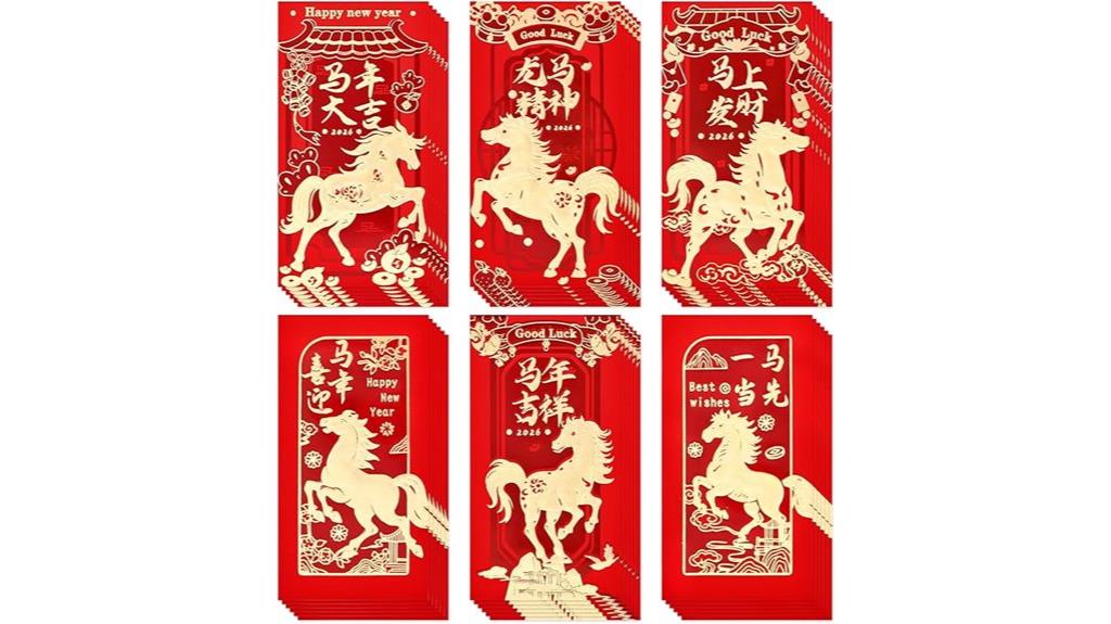 six pack red envelopes